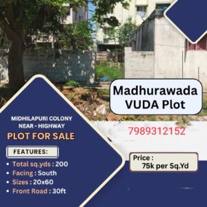 Vuda plot for sale in Vizag