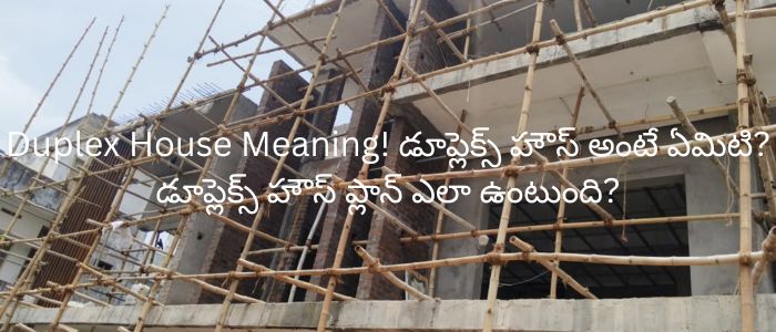 Duplex House Meaning! డూప్లెక్స్ హౌస్ అంటే ఏమిటి?డూప్లెక్స్ హౌస్ ప్లాన్ ఎలా ఉంటుంది?