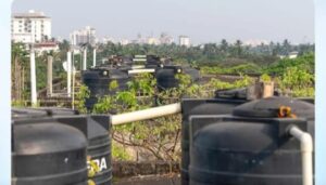 overhead water tank